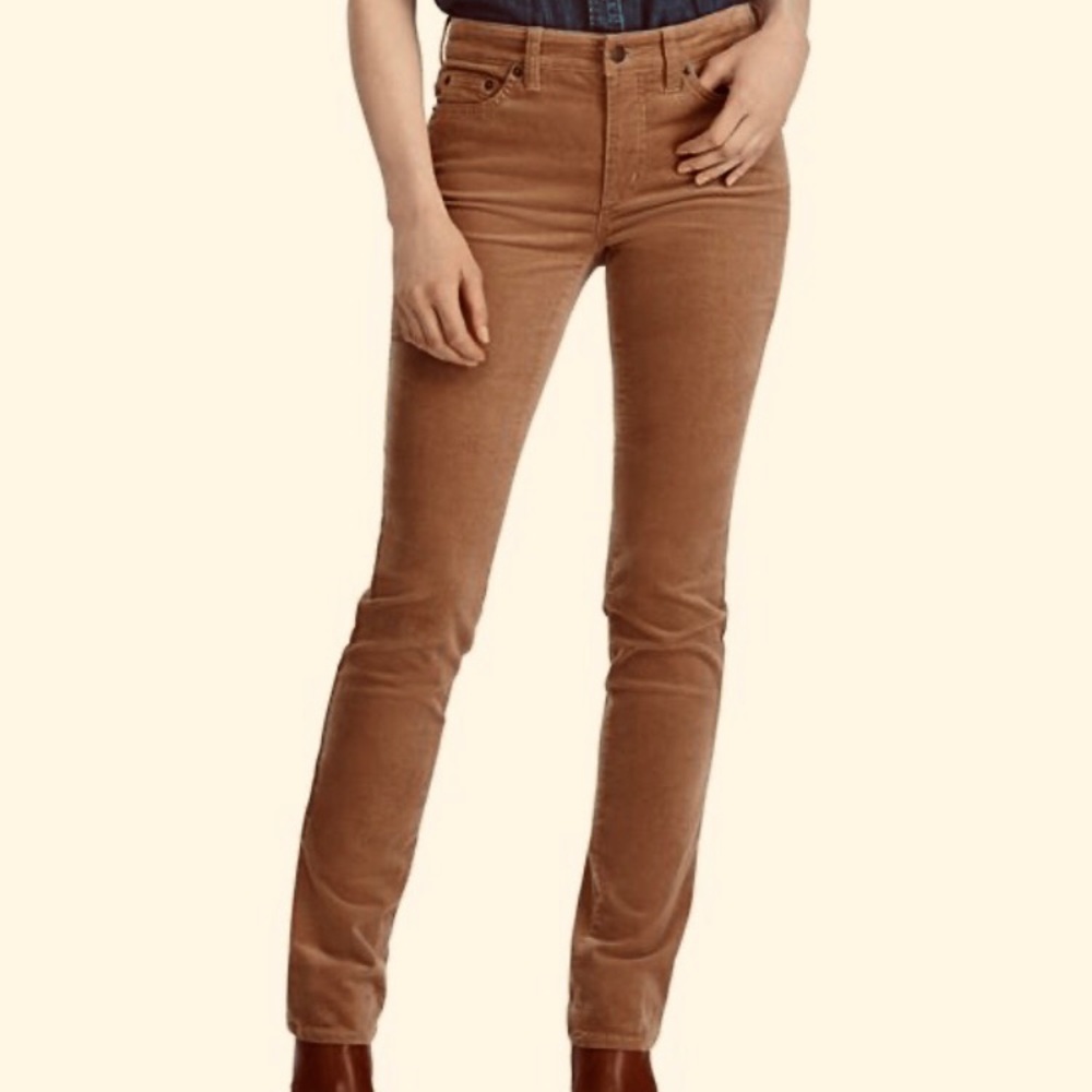 Ralph Lauren brown classic straight pants